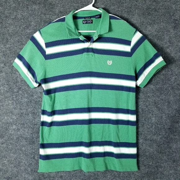 CHAPS Custom Fit Polos Men's shirts short sleeve collared size XL - Picture 1 of 6
